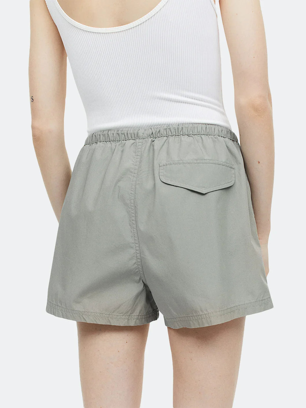Cotton Parachute Shorts