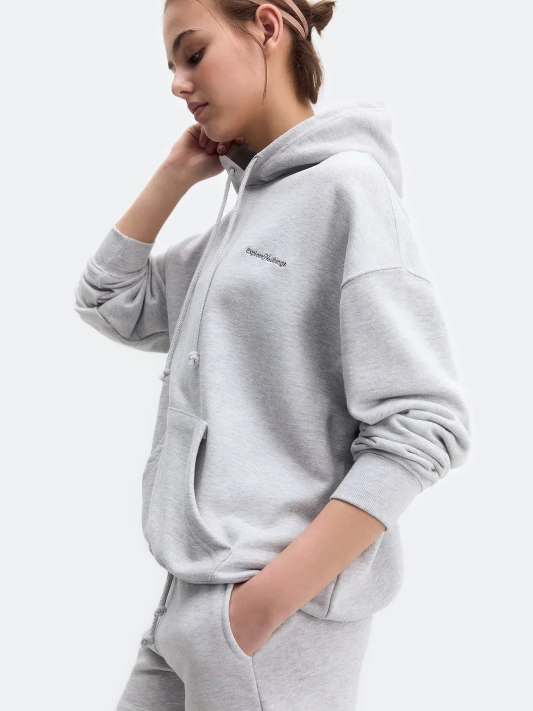 Hoodie With Embroidery